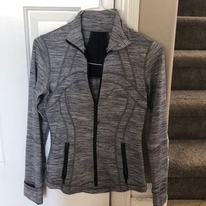 Gray Lululemon Zip Up Define Jacket